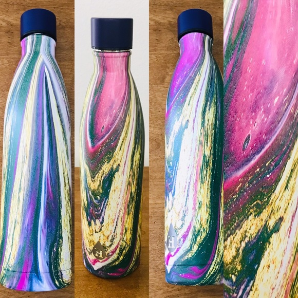 New Colorful Woodgrain STAINLESS STEEL Water Flask - Picture 3 of 9